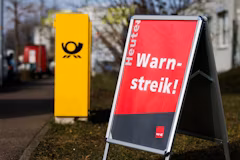 Verdi: Weitere Warnstreiks bei der Deutschen Post