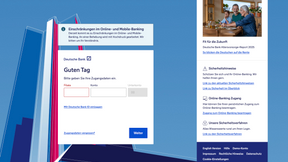 St&ouml;rung im Onlinebanking bei Deutscher Bank und Postbank