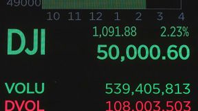 Dow knackt magische Marke von 50.000 Punkten